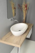 Isvea Sistema pultra tehető kerámiamosdó, 75x42cm (10AR65075) - Image 2