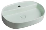 Sapho Infinity Oval Kerámiamosdó, 60X40CM, Matt Mentol (10Nf65060-2T)