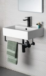 AQUALINE SISTEMA kerámiamosdó, pultra vagy falra szerelhető, 50x42cm (10SF50051) - Image 2