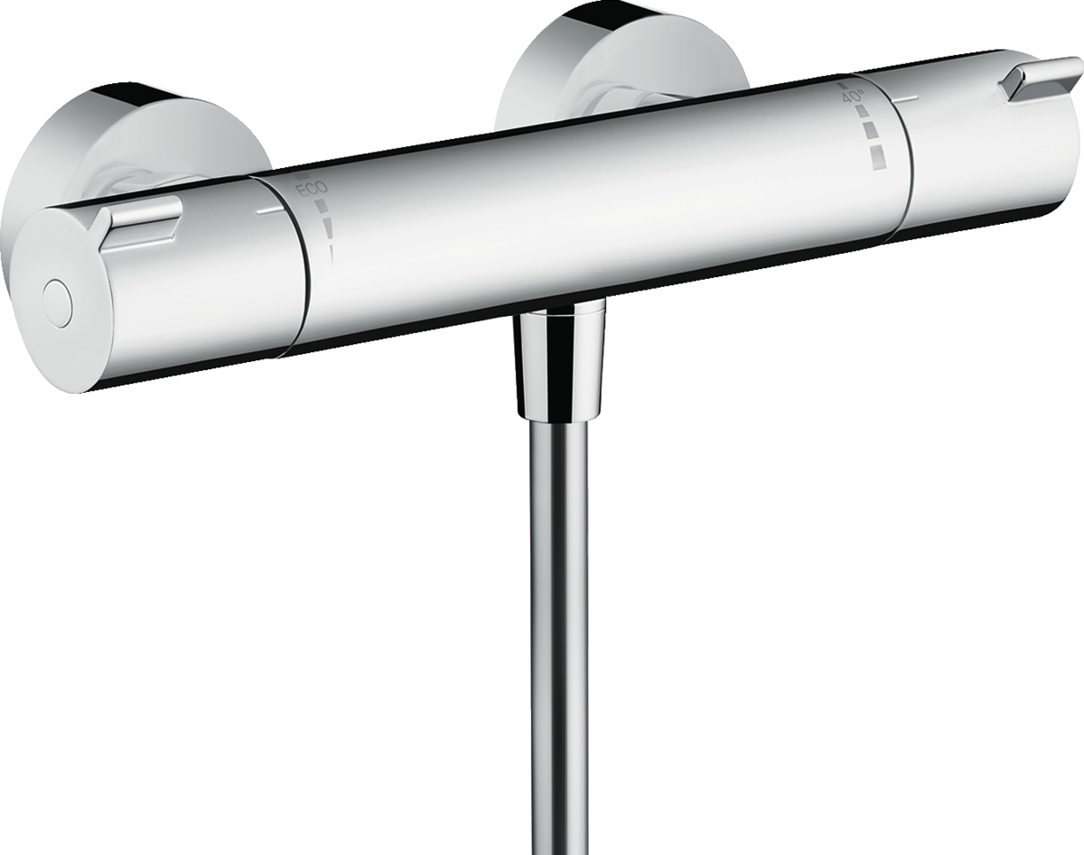 13211000.png Hansgrohe Ecostat 1001 Termosztátos Zuhanycsaptelep, Króm (13211000) - Image 1