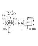 Grohe 5-Utas Irányváltószelep Belsőegység - Image 2