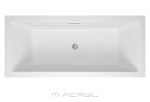 M-Acryl Sabina Pro akril kád Ajándék kádlábbal és peremrögzítővel - 170x75 (12480) - Image 5