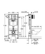 Grohe Rapid Sl 5Az1-Ben Beépítőkeret Szett (38827000) - Image 2