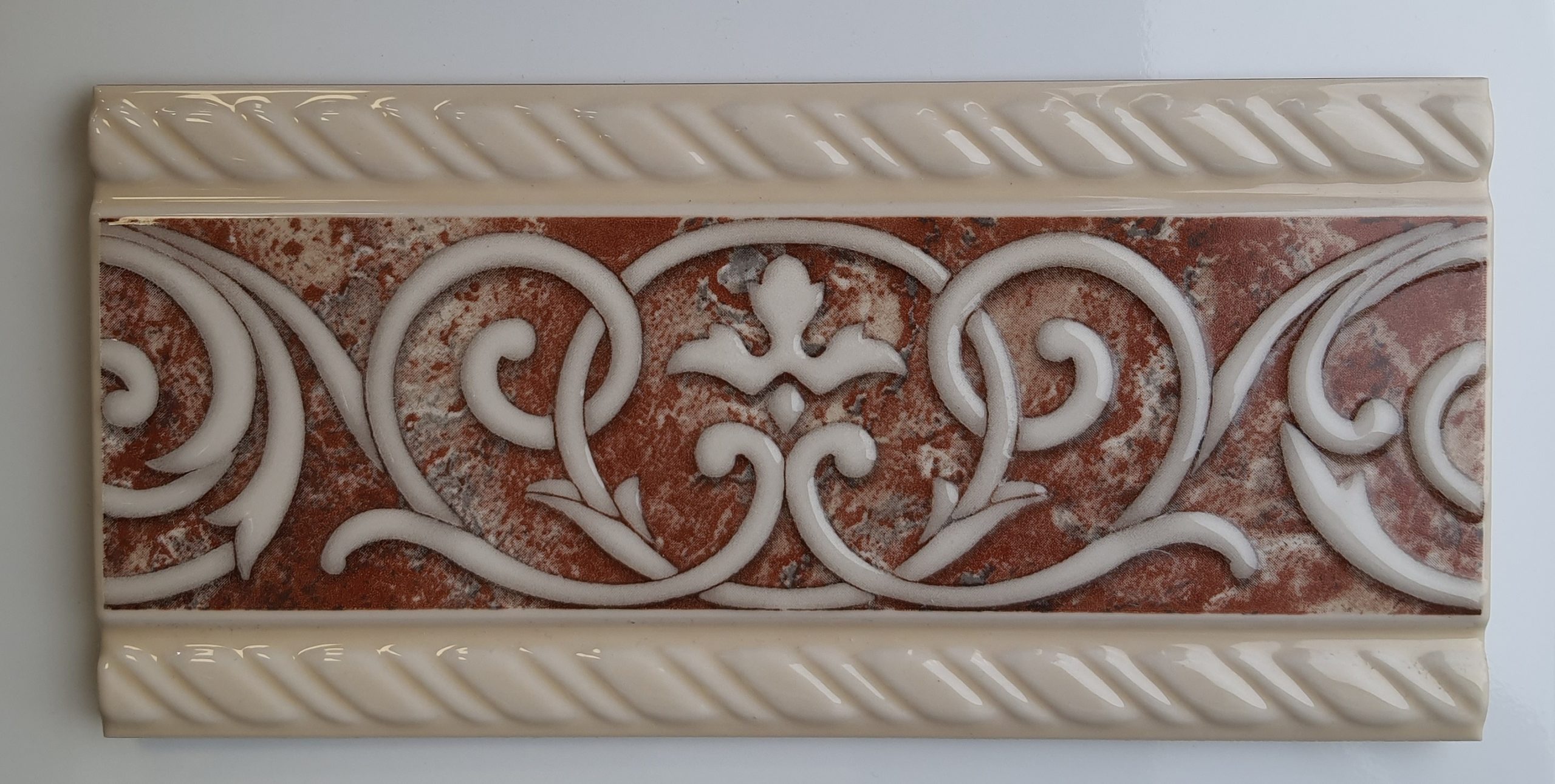 20210217_154721 Gaya C31 Botticino Eco Rosso 15X31,6 cm Dekorcsík (Listello) (GAYBOECROS95) - Image 1