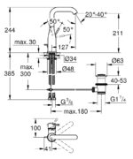 Grohe Essence Mosdócsaptelep L-es Méret, Warm Sunset (32628DA1) - Image 2