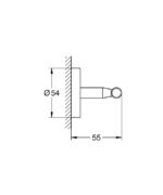 Grohe Bau Cosmopolitan Dupla Akasztó (40461001) - Image 2