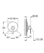Grohe Lineare Zuhanycsaptelep (24063001) - Image 2