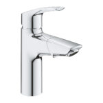 Grohe Eurosmart Mosdócsaptelep Kihúzható kifolyóval, Click-Clack leeresztővel (23976003)