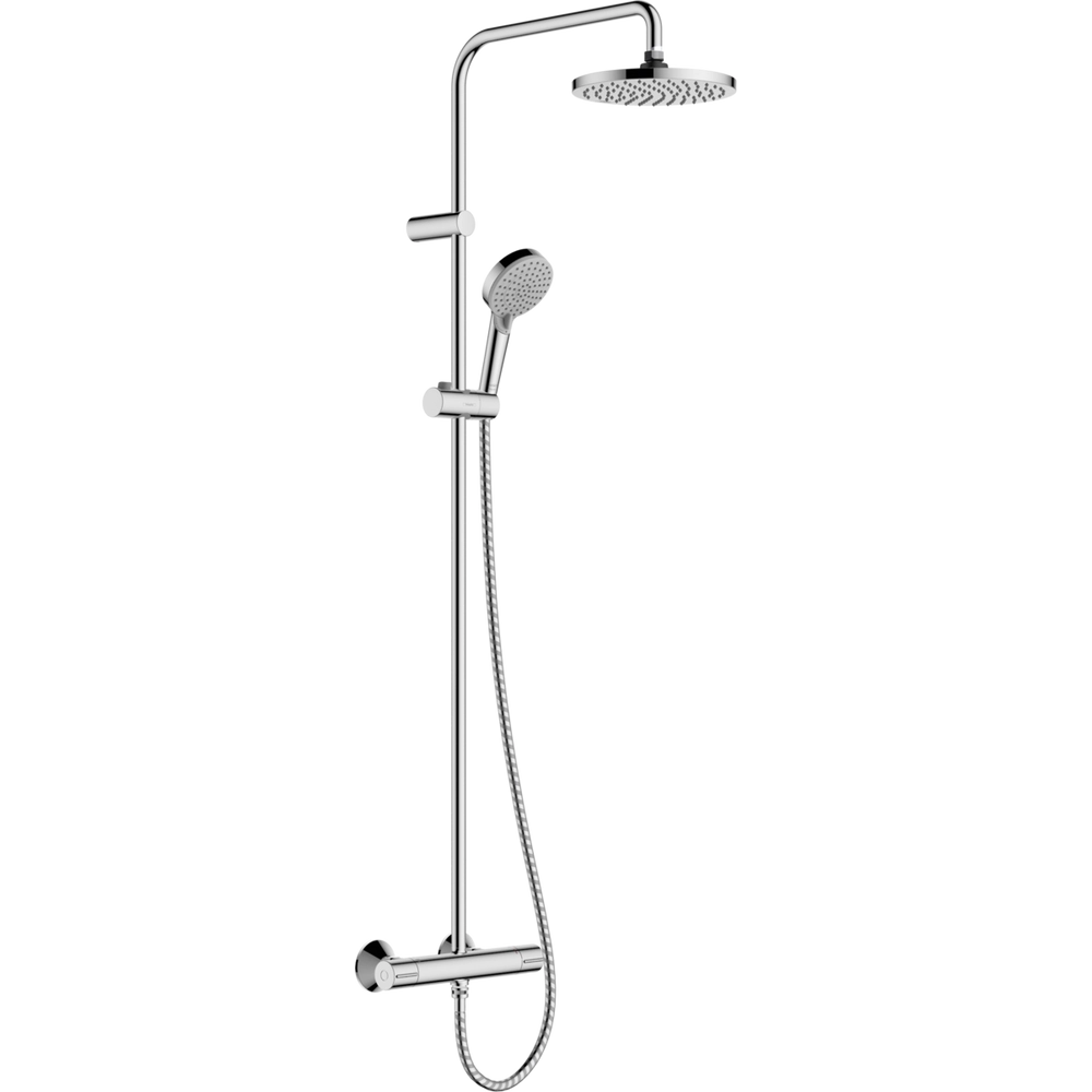 26089000 Hansgrohe Vernis Blend Termosztátos Zuhanyrendszer 200, 1 Jet, EcoSmart, Króm (26089000) - Image 1