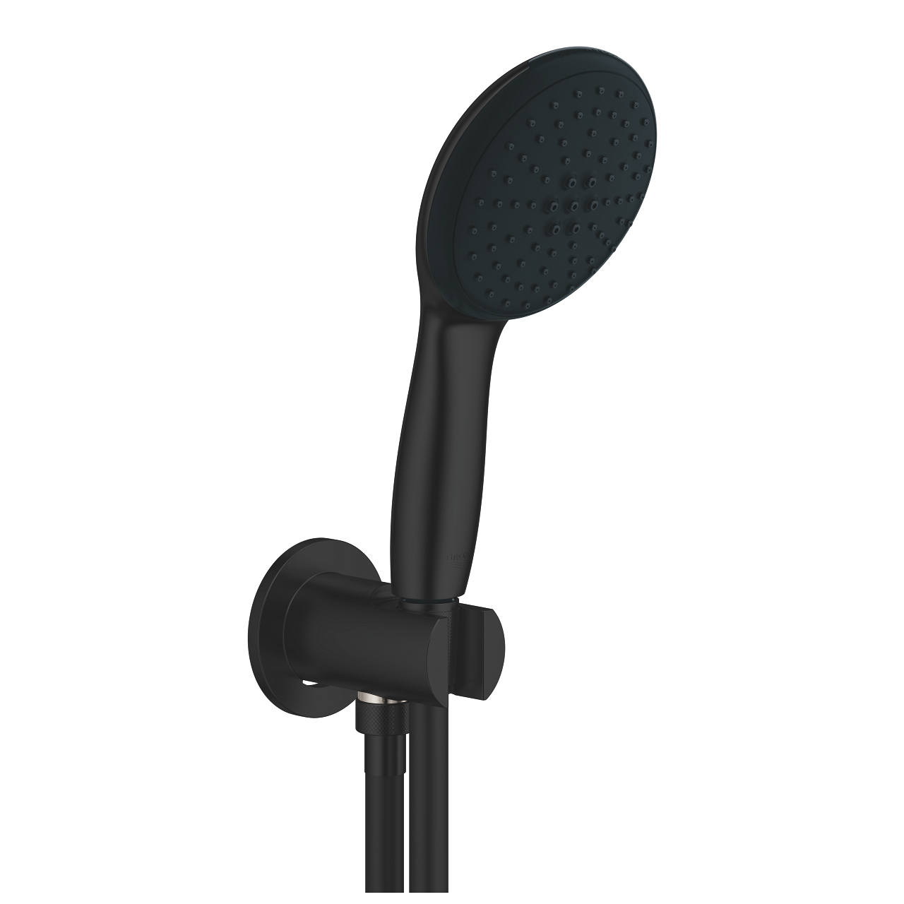 264062433 Grohe Tempesta 110 gégecsőcsatlakozós fix zuhanyszett, 2 féle vízsugárral, matt fekete (264062433) - Image 1