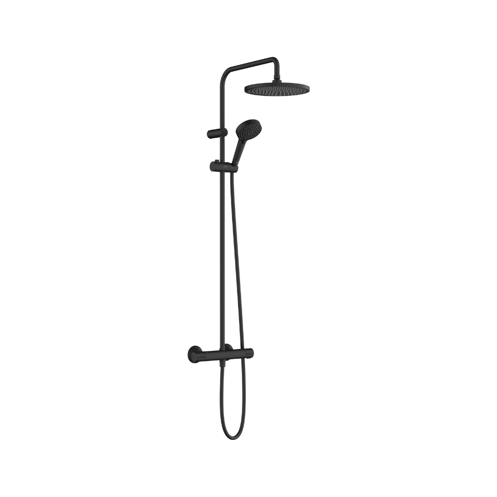 26428670 Hansgrohe Vernis Blend Termosztátos Zuhanyrendszer 240, EcoSmart, Matt Fekete (26428670) - Image 1