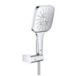 GROHE Rainshower SmartActive 130 Cube Falitartós zuhanygarnitúra, 3 féle vízsugaras kézizuhannyal, króm (26588000)