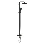 Grohe Tempesta Cosmopolitan System 250 Termosztátos Zuhanyrendszer kádtöltővel, matt fekete (266722431)