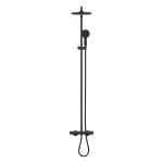 Grohe Tempesta Cosmopolitan System 250 Termosztátos Zuhanyrendszer kádtöltővel, matt fekete (266722431) - Image 2
