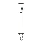 Grohe Tempesta System 250 Cube Termosztátos Zuhanyrendszer kádtöltővel, matt fekete (266912431) - Image 2