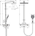 Hansgrohe Raindance Select Showerpipe 360 - Image 4