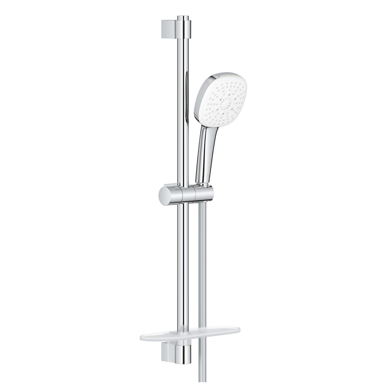 27576003 Grohe Tempesta Cube 110 sínes zuhanyszett polc elemmel 60cm, 3 féle vízsugárral (27576003) - Image 1