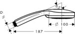Hansgrohe Croma 100 Kézizuhany Vario, Króm (28535000) - Image 2