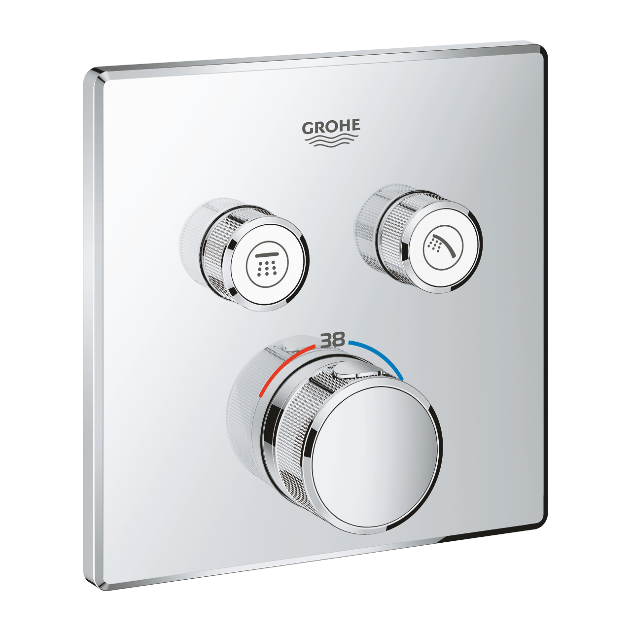 29124000_1_1 Grohe SmartControl Termosztátos Zuhanycsaptelep (29124000) - Image 1