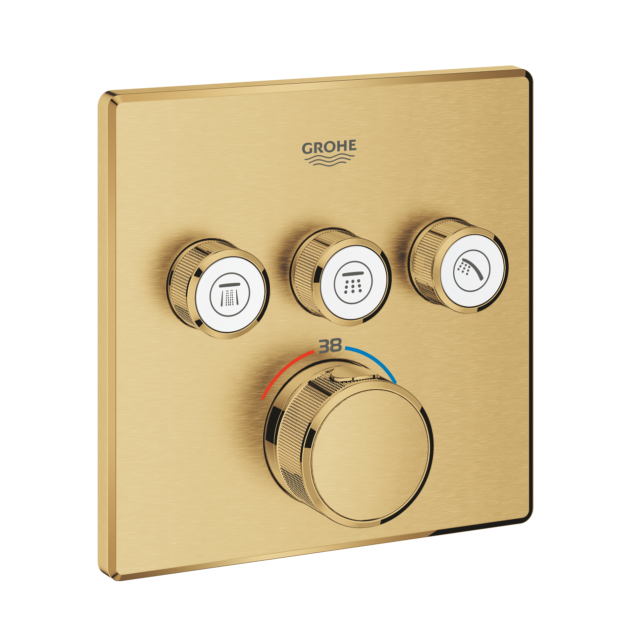 29126GN0 Grohe Grohterm SmartControl Termosztátos Csaptelep Brushed Cool Sunrise (29126GN0) - Image 1