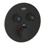 Grohe Grotherm SmartControl Termosztátos Zuhanycsaptelep, Phantom Black (29507KF0)