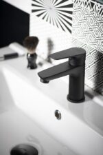 Aqualine LOTTA mosdócsaptelep, fekete (LT602B) - Image 3