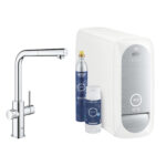 Grohe Blue Home L-kifolyós kezdőkészlet, kihúzható fejes csapteleppel  - Króm, Fényes (31539000)