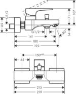 Hansgrohe Metropol kádtöltőcsaptelep - Image 2