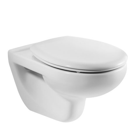 346303.jpg Roca Victoria Fali WC, Hátsó Mélyöblítésű, Tető Nélkül (A34630300S) - Image 1