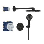 Grohe Grohterm SmartControl Smartactive 310 Zuhanyrendszer, Phantom Black (34863KF0)