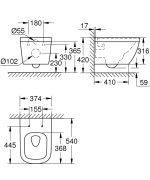 Grohe Rapid Sl 5 Az 1-Ben WC Szett, 1,13 M. (36501000) - Image 4