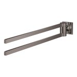 Grohe Allure Dupla Törölközőtartó, Hard Graphite (40342A01) - Image 2