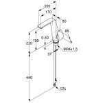 Kludi Ameo Mosdócsaptelep 195 (410240575) - Image 2