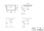 Villeroy & Boch Avento Beépíthető Mosdó, 800 X 470 X 175 mm, Fehér Alpin, Túlfolyóval, (41568001) - Image 2