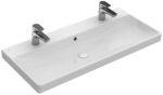 Villeroy & Boch Avento Mosdó 100X47 cm, Fehér , 2 Csaplyukkal, Túlfolyóval (4156A401)