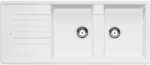 BLANCO ZIA 8S  Silgranit mosogatótálca , 1160X500 - Fehér (515597)