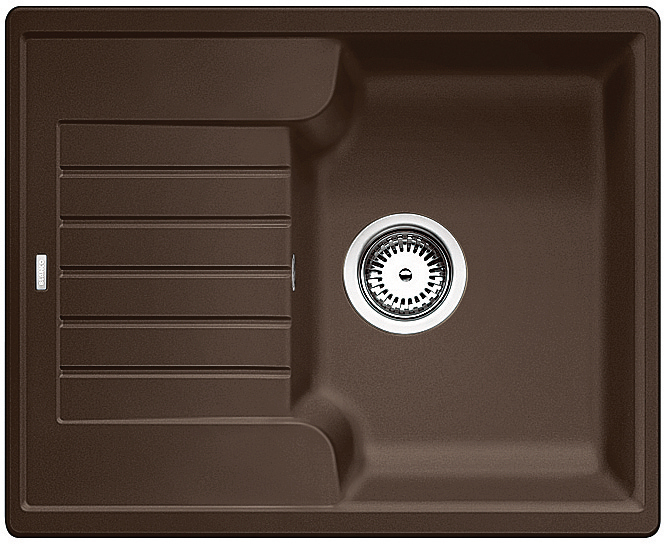 516927.jpg BLANCO ZIA 40S Silgranit mosogatótálca , 615X500 - Kávé (516927) - Image 1