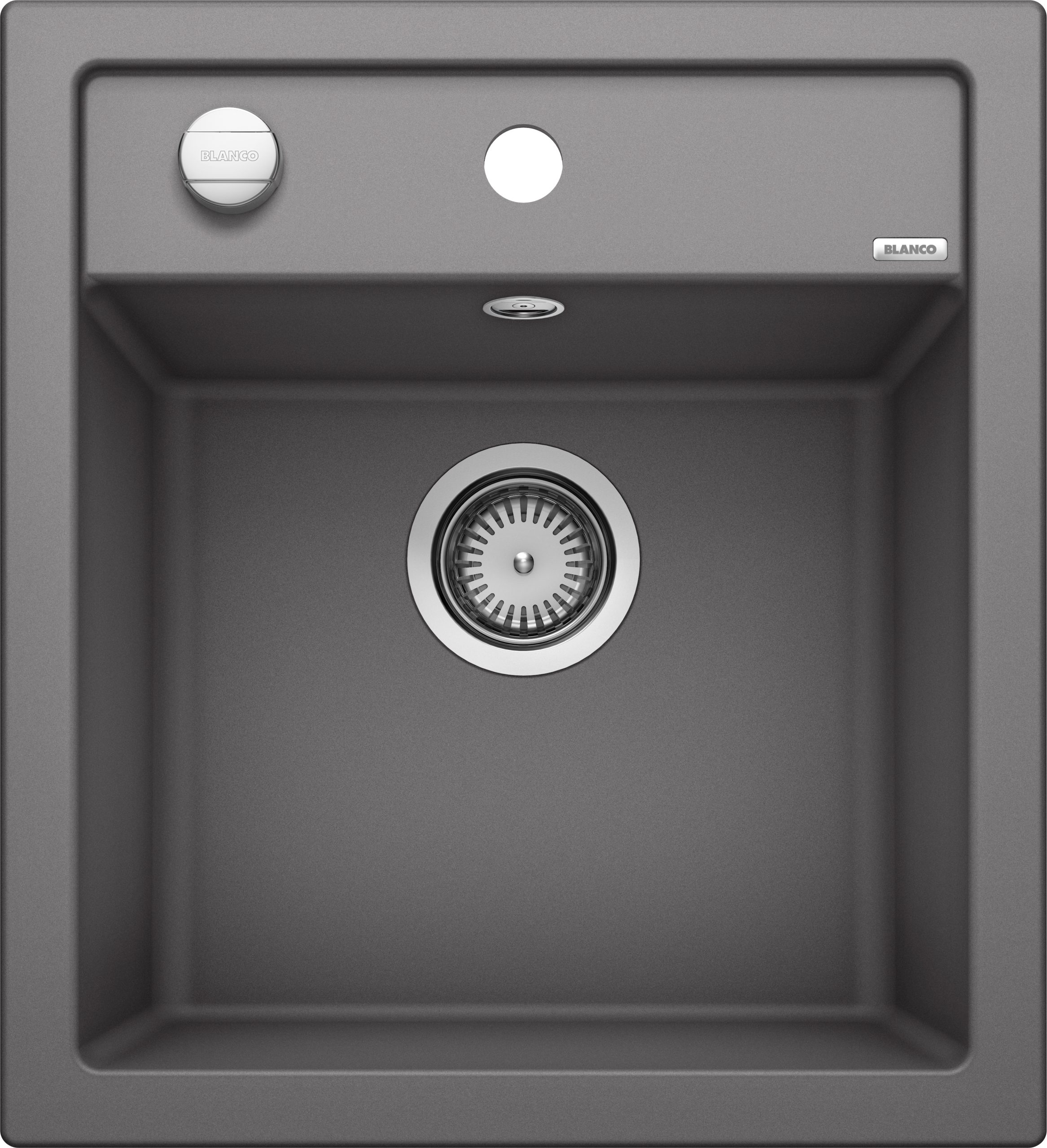 518846-scaled-1.jpg BLANCO DALAGO 45 Silgranit mosogatótálca , 465X510 - Palaszürke (518846) - Image 1