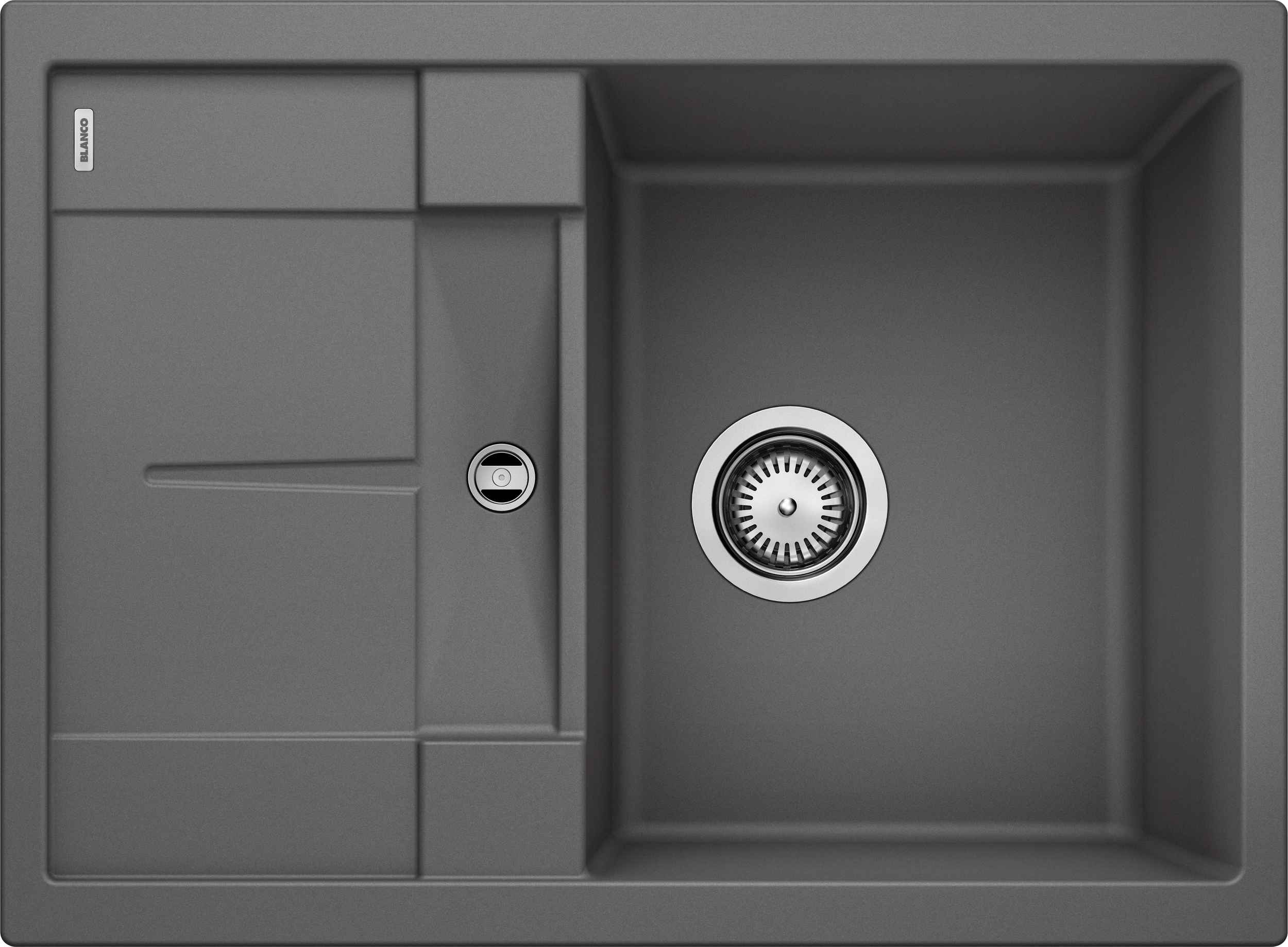 519562.jpg BLANCO METRA 45S COMPACT Silgranit mosogatótálca , 680X500 - Palaszürke (519562) - Image 1