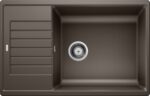 BLANCO ZIA XL 6S COMPACT Silgranit mosogatótálca , 780X500 - Kávé (523282)