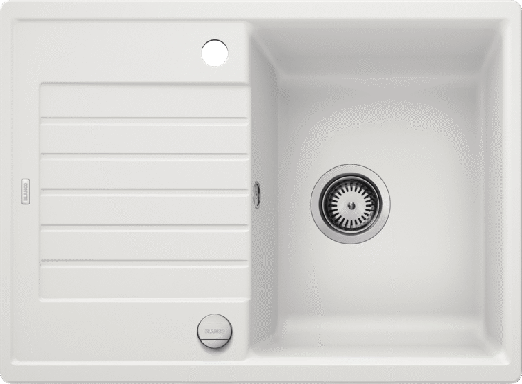 524725.png BLANCO ZIA 45S COMPACT Silgranit mosogatótálca , 680X500 - Fehér (524725) - Image 1