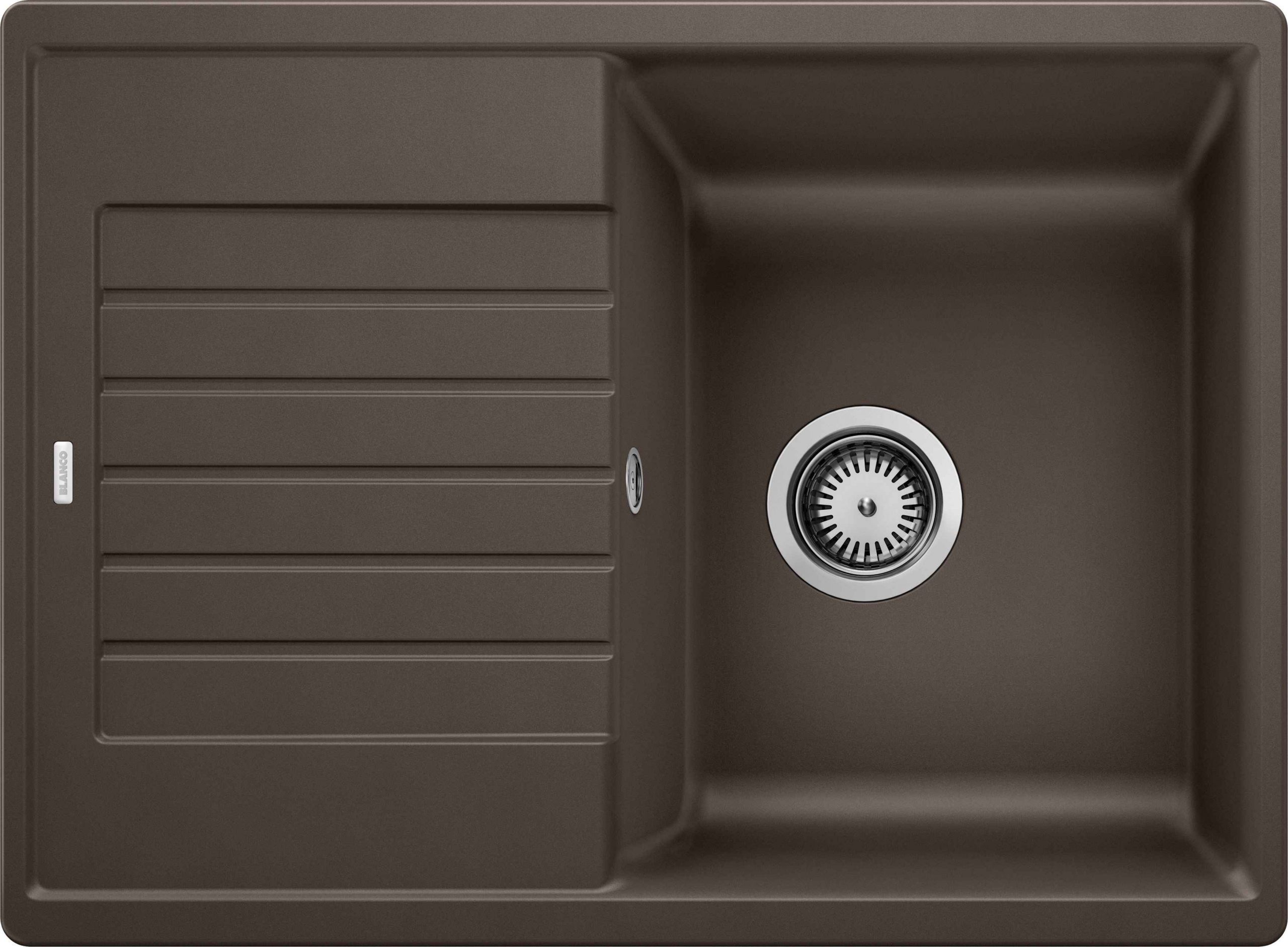 524730_2-scaled-1.jpg BLANCO ZIA 45S COMPACT Silgranit mosogatótálca , 680X500 - Kávé (524730) - Image 1