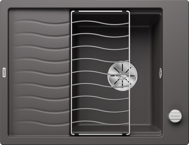 524825 Blanco Elon 45 S Silgranit Mosogatótálca, 65x50, Palaszürke (524825) - Image 1