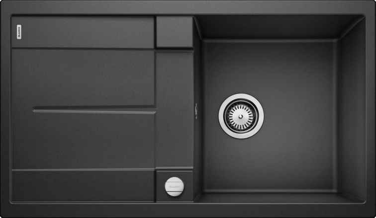 525919.jpg BLANCO METRA 5S Silgranit mosogatótálca , 860X500 - Fekete (525919) - Image 1