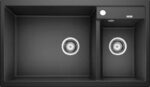 BLANCO METRA 9 Silgranit mosogatótálca – fekete, 860×500