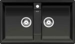 BLANCO ZIA 9  Silgranit mosogatótálca , 860X500 - Fekete (526029)