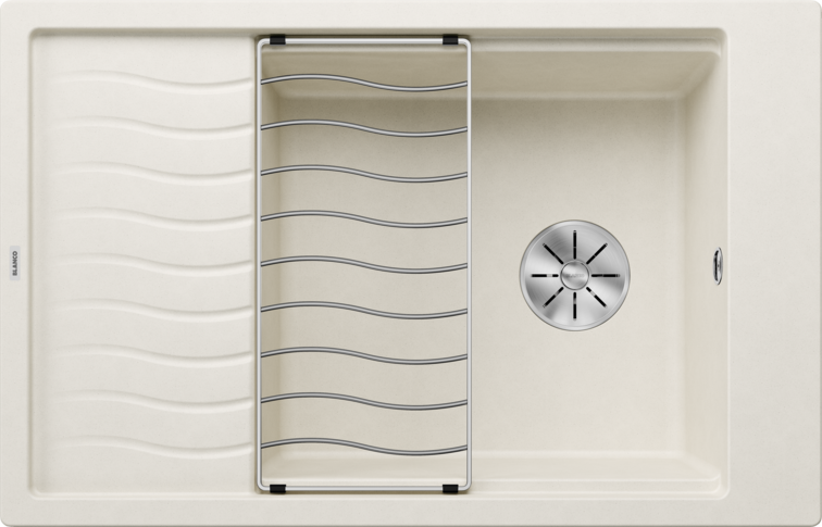 527069 Blanco Elon XL 6 S Silgranit Mosogatótálca, 78x50, Törtfehér (527069) - Image 1