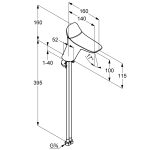 Kludi AMBA mosdócsaptelep 100 (530260575) - Image 2