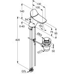 Kludi AMBA mosdócsaptelep 75 (530290575) - Image 2