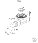 Radaway Giaros A 90x90 íves műmárvány zuhanytálca, ajándék szifonnal (MKGA9090-03) - Image 3